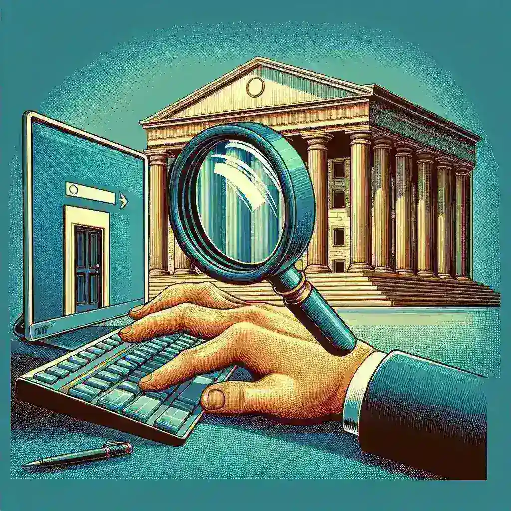 "Ilustrasi pemindaian opsional yang menampilkan bagaimana pemerintah dapat mengakses data pribadi secara normal, terkait dengan privasi dan keamanan data."